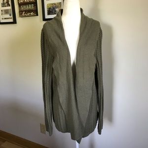 Olive Green Women’s Open Front Cardigan